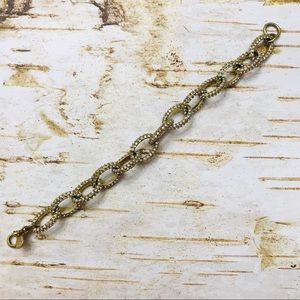 J. Crew Jewelry - J. Crew rhinestone link bracelet J. Crew Jewelry - J. Crew rhinestone link bracelet